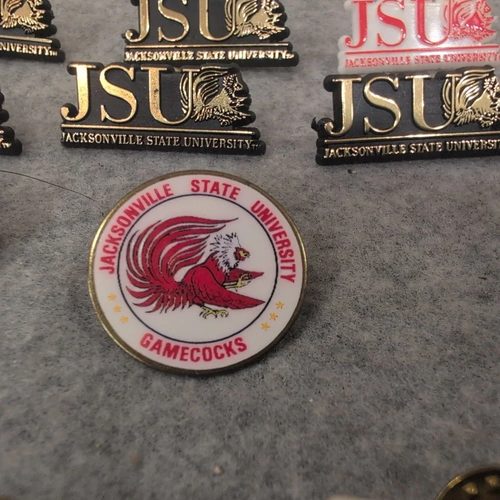 Jacksonville State University JSU Gamecocks Lapel Pins Bulk Lot of 25 Assorted - Picture 5 of 7